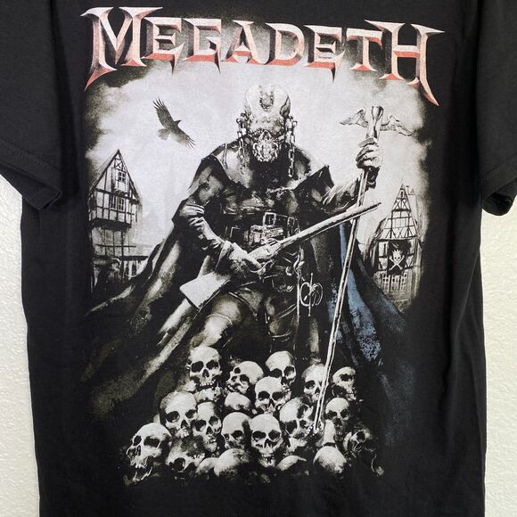 Megadeath Shirt Mens Medium Crush the World Tour 2023 Official Merch Graphic Tee - Picture 2 of 9